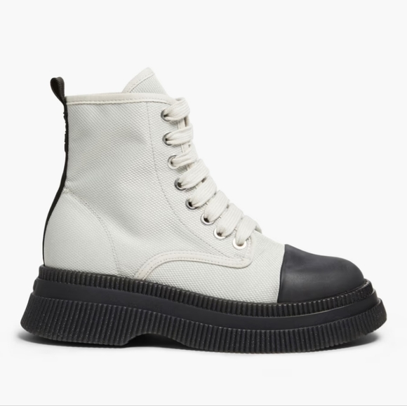 Ganni Shoes - GANNI Canvas Ankle Boots